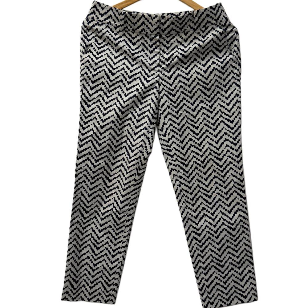 Ann Taylor woman's black and white cotton pants